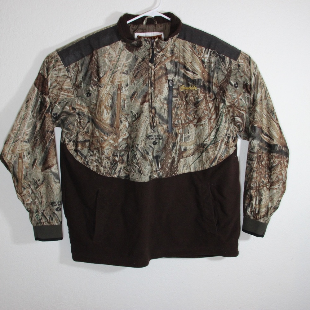 Gamehide Mossy Oak Fleece Jacket 1/4 ZIP Pullover